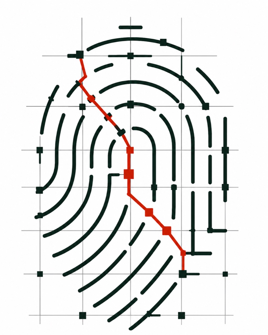 Faultprint mark